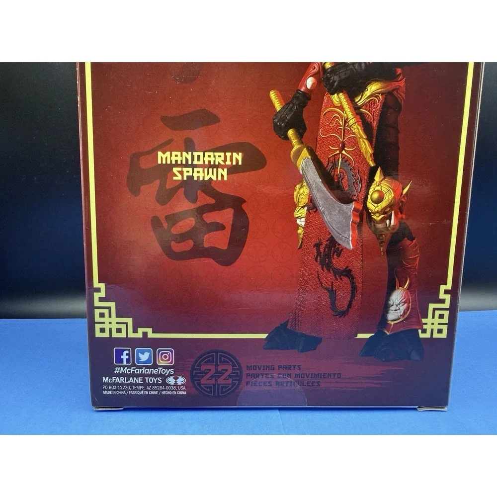 McFarlane Toys Mandarin Spawn Red Outfit 7-Inch Action Figure NEW SEALED!‎
